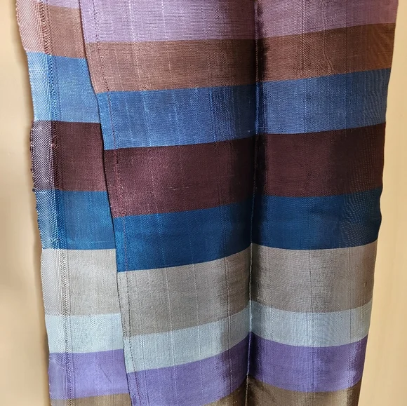 TABLE RUNNER 100% Raw Woven Silk NWOT - Picture 7 of 8